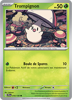 Carte Pokémon Communes Trompignon 10/159 de la série Aventures Ensemble