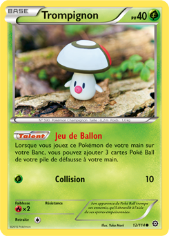Carte Pokémon Trompignon 12/114 de la série Offensive Vapeur en vente au meilleur prix
