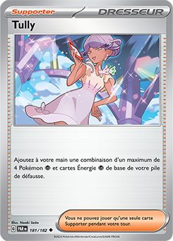 Carte Pokémon Peu commune Tully 181/182 de la série Faille Paradoxe