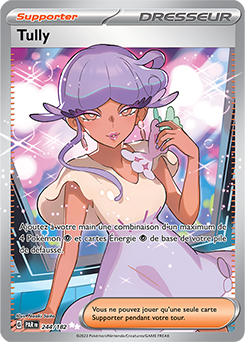 Carte Pokémon Ultra rare Tully 244/182 de la série Faille Paradoxe