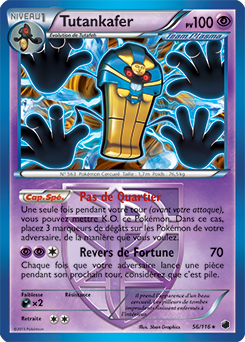 Carte Pokémon Tutankafer 56/116 de la série Glaciation Plasma en vente au meilleur prix