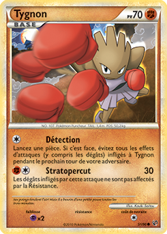 Carte Pokémon Tygnon 51/90 de la série Indomptable en vente au meilleur prix