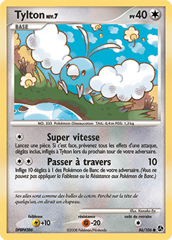 Carte Pokémon Commune Tylton 86/106 de la série Duels au Sommet