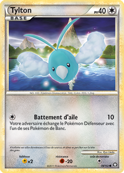 Carte Pokémon Tylton 78/102 de la série Triomphe en vente au meilleur prix