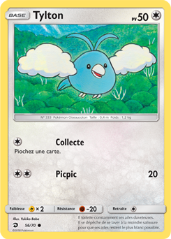 Carte Pokémon Tylton 56/70 de la série Majesté des Dragons en vente au meilleur prix