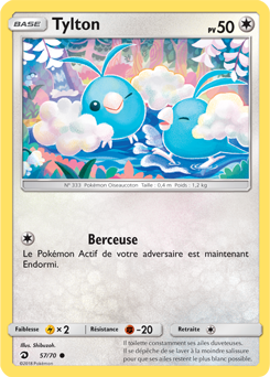 Carte Pokémon Tylton 57/70 de la série Majesté des Dragons en vente au meilleur prix