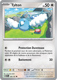 Carte Pokémon Communes Tylton 169/197 de la série Flammes Obsidiennes