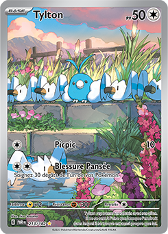 Carte Pokémon Tylton 213/182 de la série Faille Paradoxe en vente au meilleur prix