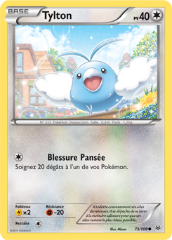 Carte Pokémon Tylton 73/108 de la série Ciel Rugissant en vente au meilleur prix