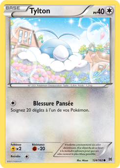Carte Pokémon Commune Tylton 124/162 de la série Impulsion Turbo