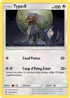 Carte Pokémon Type:0 183/236 de la série Harmonie des Esprits en vente au meilleur prix