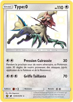 Carte Pokémon Type:0 SV45/SV94 de la série Destinées Occultes en vente au meilleur prix