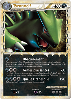 Carte Pokémon Pokémon Prime Tyranocif 88/95 de la série Déchaînement