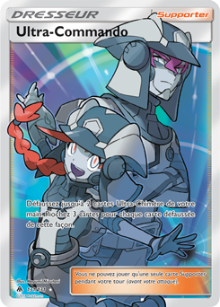 Carte Pokémon Dresseur Full Art Ultra-Commando 131/131 de la série Lumière Interdite