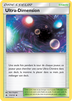 Carte Pokémon Ultra-Dimension 115/131 de la série Lumière Interdite en vente au meilleur prix