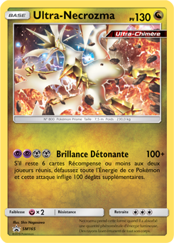 Carte Pokémon Ultra Necrozma SM165 de la série Promos Soleil et Lune en vente au meilleur prix