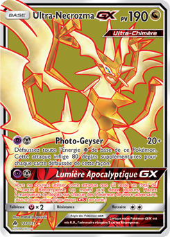 Carte Pokémon Pokémon Full Art Ultra-Necrozma GX 127/131 de la série Lumière Interdite