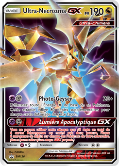 Carte Pokémon Ultra Necrozma GX SM126 de la série Promos Soleil et Lune en vente au meilleur prix