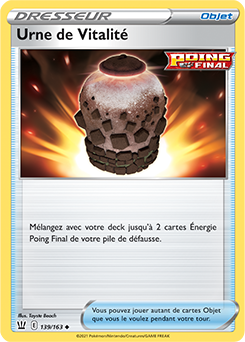 Carte Pokémon Urne de Vitalité 139/163 de la série Styles de Combat en vente au meilleur prix