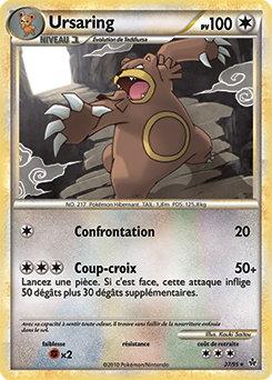 Carte Pokémon Ursaring 27/95 de la série Déchaînement en vente au meilleur prix