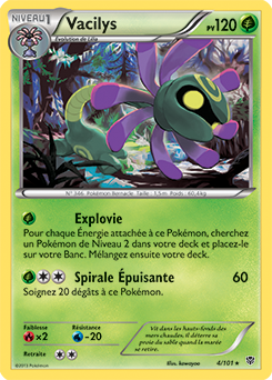 Carte Pokémon Vacilys 4/101 de la série Explosion Plasma en vente au meilleur prix