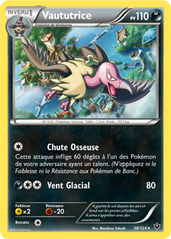 Carte Pokémon Vaututrice 58/124 de la série Impact des Destins en vente au meilleur prix