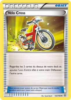 Carte Pokémon Vélo Cross 122/160 de la série Primo Choc en vente au meilleur prix