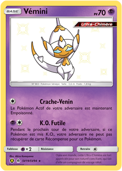 Carte Pokémon Vémini SV19/SV94 de la série Destinées Occultes en vente au meilleur prix