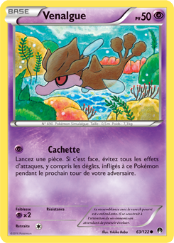 Carte Pokémon Commune Venalgue 63/122 de la série Rupture Turbo