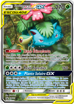 Carte Pokémon Promo Venusaur Snivy GX SM229 de la série Promos Soleil et Lune