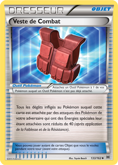 Carte Pokémon Peu commune Veste de Combat 133/162 de la série Impulsion Turbo