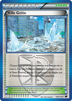 Carte Pokémon Ville Gelée 100/116 de la série Glaciation Plasma en vente au meilleur prix