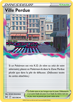 Carte Pokémon Ville Perdue 161/196 de la série Origine Perdue en vente au meilleur prix