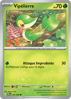 Carte Pokémon Vipélierre 4/88 de la série Équilibre Parfait en vente au meilleur prix