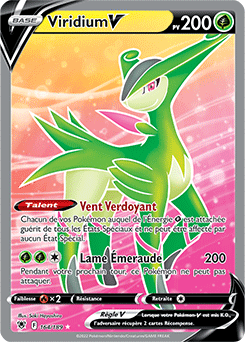 Carte Pokémon Viridium V 164/189 de la série Astres Radieux en vente au meilleur prix
