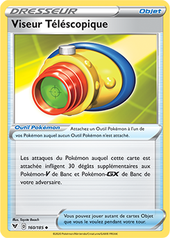 Carte Pokémon Viseur Téléscopique 160/185 de la série Voltage Éclatant en vente au meilleur prix