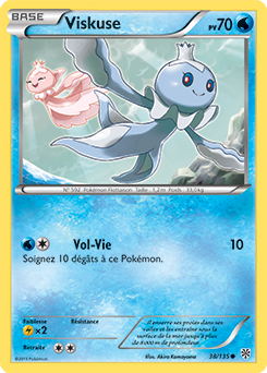 Carte Pokémon Viskuse 38/135 de la série Tempête Plasma en vente au meilleur prix