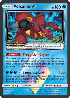 Carte Pokémon Volcanion 31/131 de la série Lumière Interdite en vente au meilleur prix