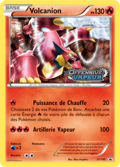 Carte Pokémon Volcanion XY145 de la série Promos XY en vente au meilleur prix