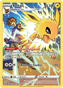 Carte Pokémon Voltali TG04/TG30 de la série Stars Étincelantes en vente au meilleur prix