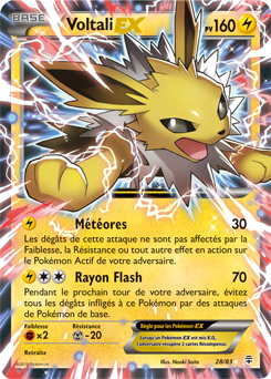 Carte Pokémon Voltali EX 28/83 de la série Générations en vente au meilleur prix