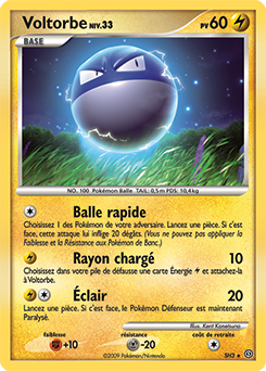 Carte Pokémon Voltorbe SH3 de la série Tempête en vente au meilleur prix