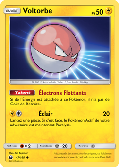 Carte Pokémon Voltorbe 47/168 de la série Tempête Céleste en vente au meilleur prix