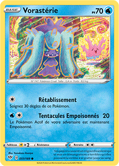 Carte Pokémon Vorastérie 51/189 de la série Ténèbres Embrasées en vente au meilleur prix