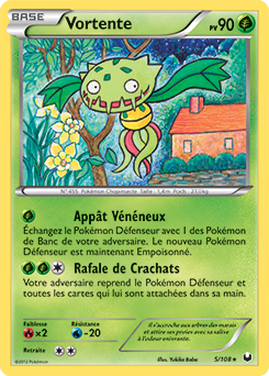 Carte Pokémon Rare Vortente 5/108 de la série Explorateurs Obscurs