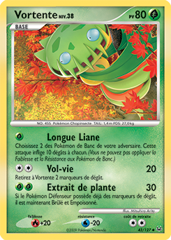 Carte Pokémon Vortente 43/127 de la série Platine en vente au meilleur prix