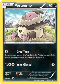 Carte Pokémon Vostourno 57/124 de la série Impact des Destins en vente au meilleur prix