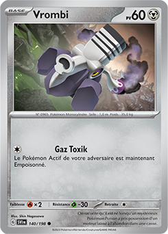 Carte Pokémon Vrombi 140/198 de la série Écarlate et Violet en vente au meilleur prix