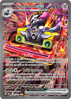 Carte Pokémon Vrombotor ex 224/197 de la série Flammes Obsidiennes en vente au meilleur prix
