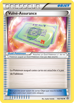 Carte Pokémon Vulné-Assurance 142/160 de la série Primo Choc en vente au meilleur prix